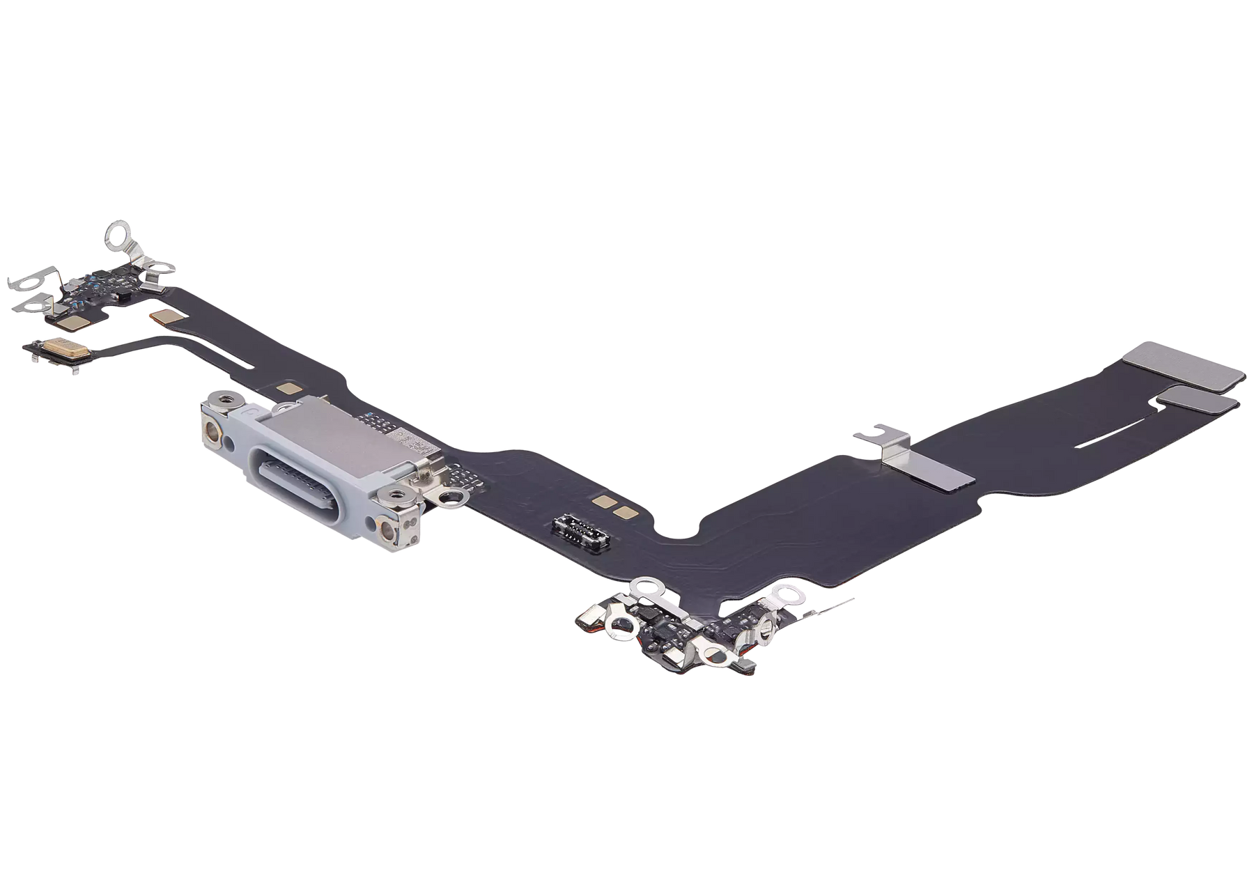 Charging Port Flex Cable Compatible For iPhone 15 Plus (Aftermarket Plus) (Blue)