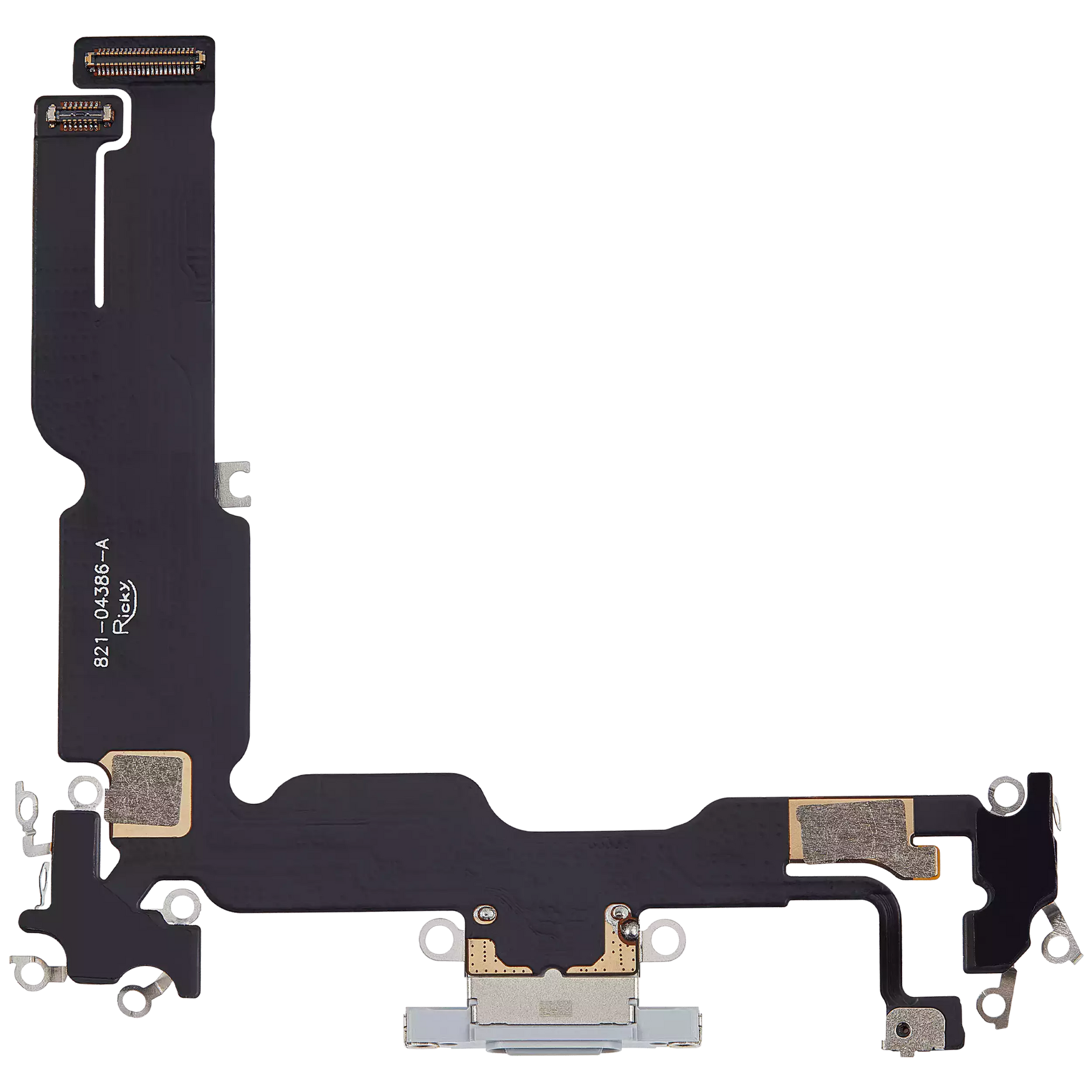 Charging Port Flex Cable Compatible For iPhone 15 Plus (Aftermarket Plus) (Blue)
