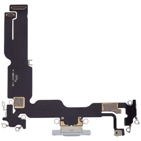 Charging Port Flex Cable Compatible For iPhone 15 Plus (Aftermarket Plus) (Blue)