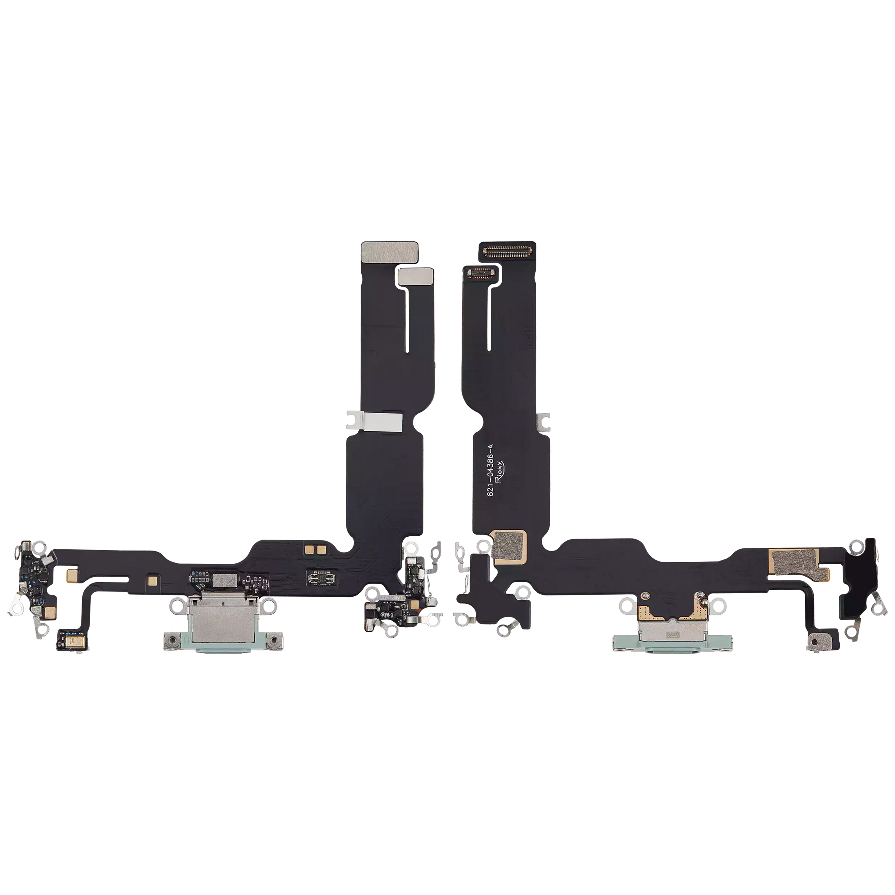 Charging Port Flex Cable Compatible For iPhone 15 Plus (Aftermarket Plus) (Green)