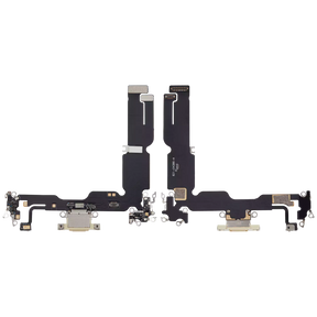 Charging Port Flex Cable Compatible For iPhone 15 Plus (Aftermarket Plus) (Yellow)