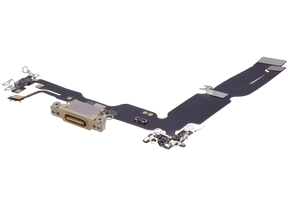 Charging Port Flex Cable Compatible For iPhone 15 Plus (Aftermarket Plus) (Yellow)