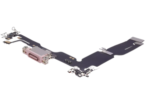 Charging Port Flex Cable Compatible For iPhone 15 Plus (Aftermarket Plus) (Pink)