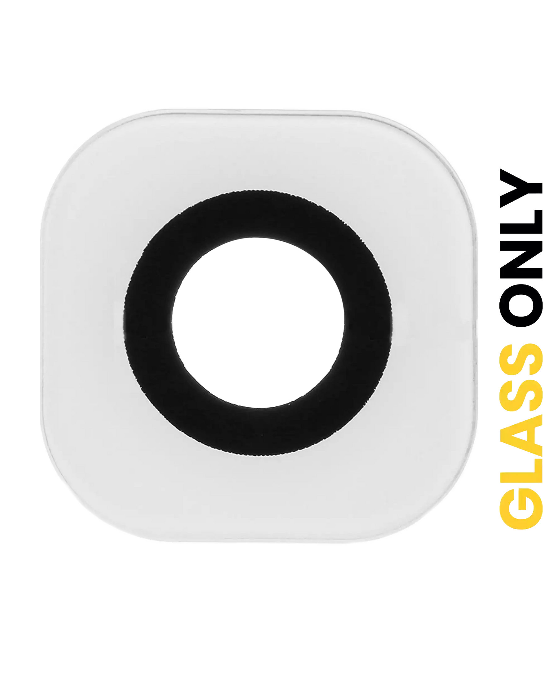 Back Camera Lens Replacement (Glass Only) With Adhesive Compatible For Samsung Galaxy S6 / S6 Edge (White)