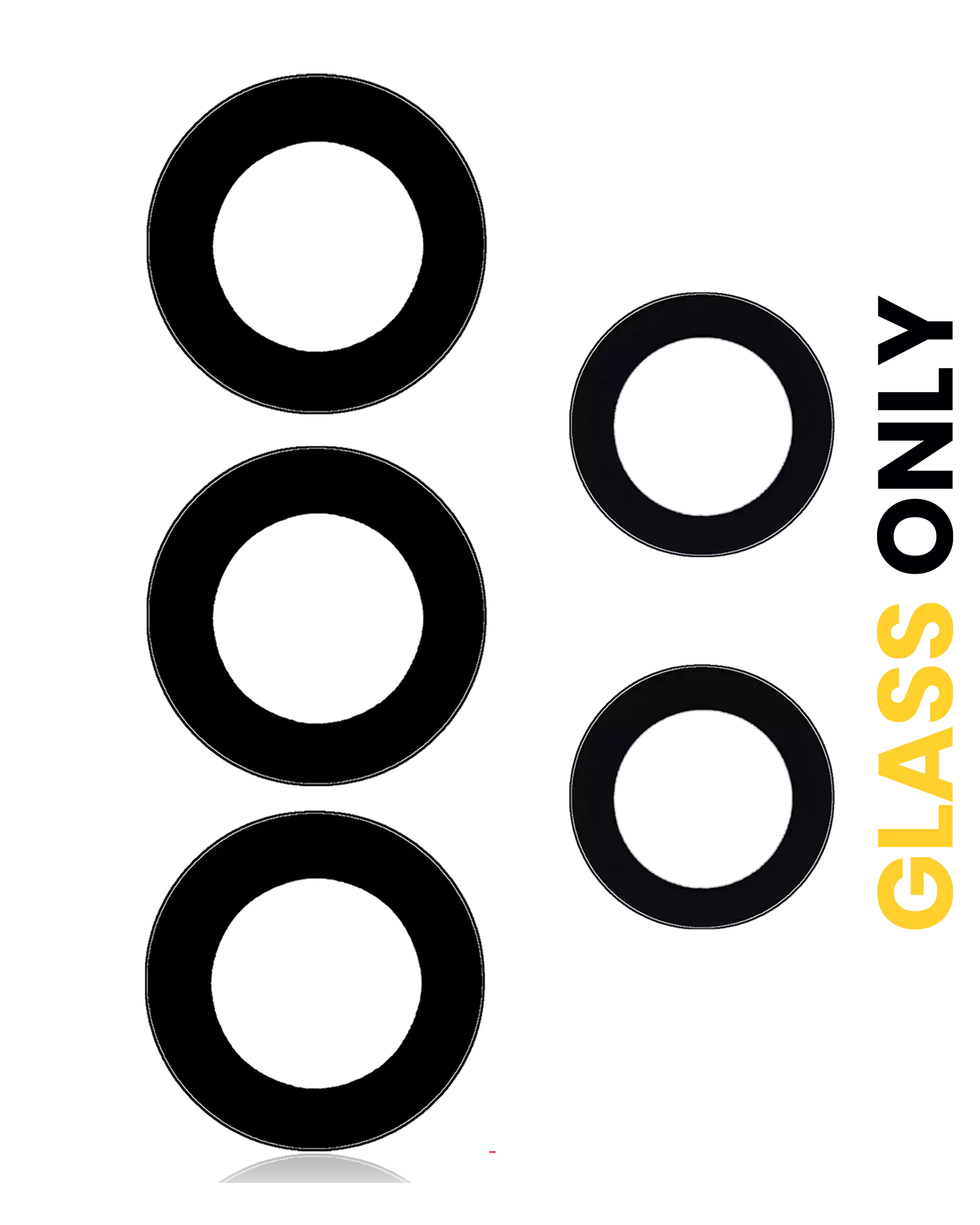 Back Camera Lens Replacement (Glass Only) With Adhesive Compatible For Samsung Galaxy A73 5G (A736 / 2022)