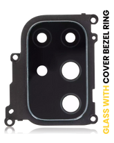 Replacement Back Camera Lens With Bracket Compatible For OnePlus Nord N10 5G (Midnight Ice)