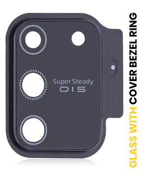 Replacement Back Camera Lens With Cover Bezel Ring Compatible For Samsung Galaxy S10 Lite (All Colors)