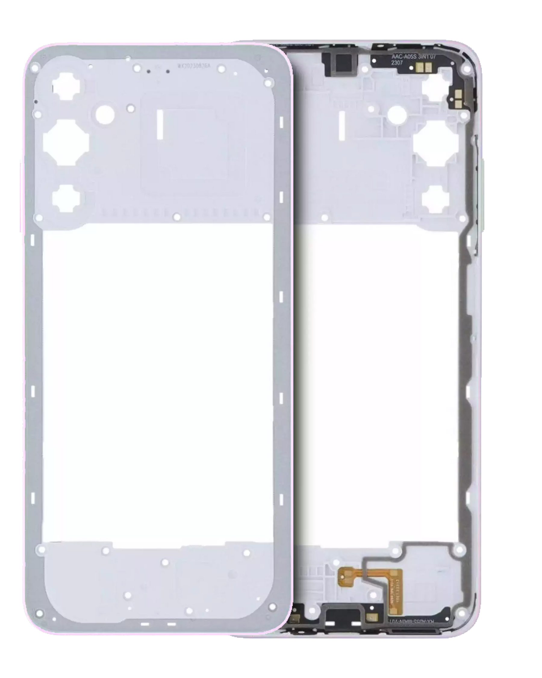 Mid-Frame Housing Compatible For Samsung Galaxy A05S (A057 / 2023) (Violet)
