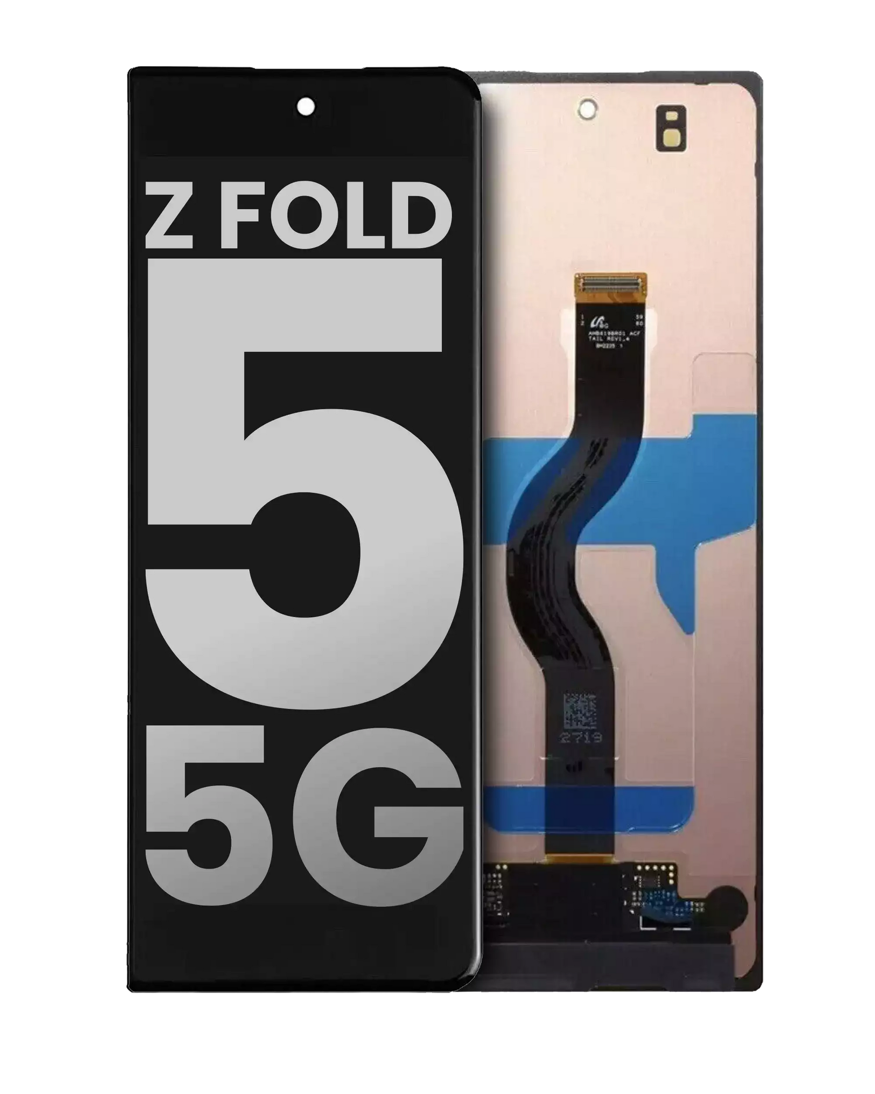 Replacement Outer OLED Assembly Compatible For Samsung Galaxy Z Fold 5 5G (Used OEM Pull: Grade B/C) (All Colors)