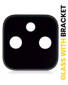 Back Camera Lens With Bracket Compatible For Google Pixel 5A 5G Replacement (Mostly Black)