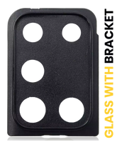 Back Camera Lens with Bracket Compatible For Samsung Galaxy A21S (A217 / 2020) (Black)