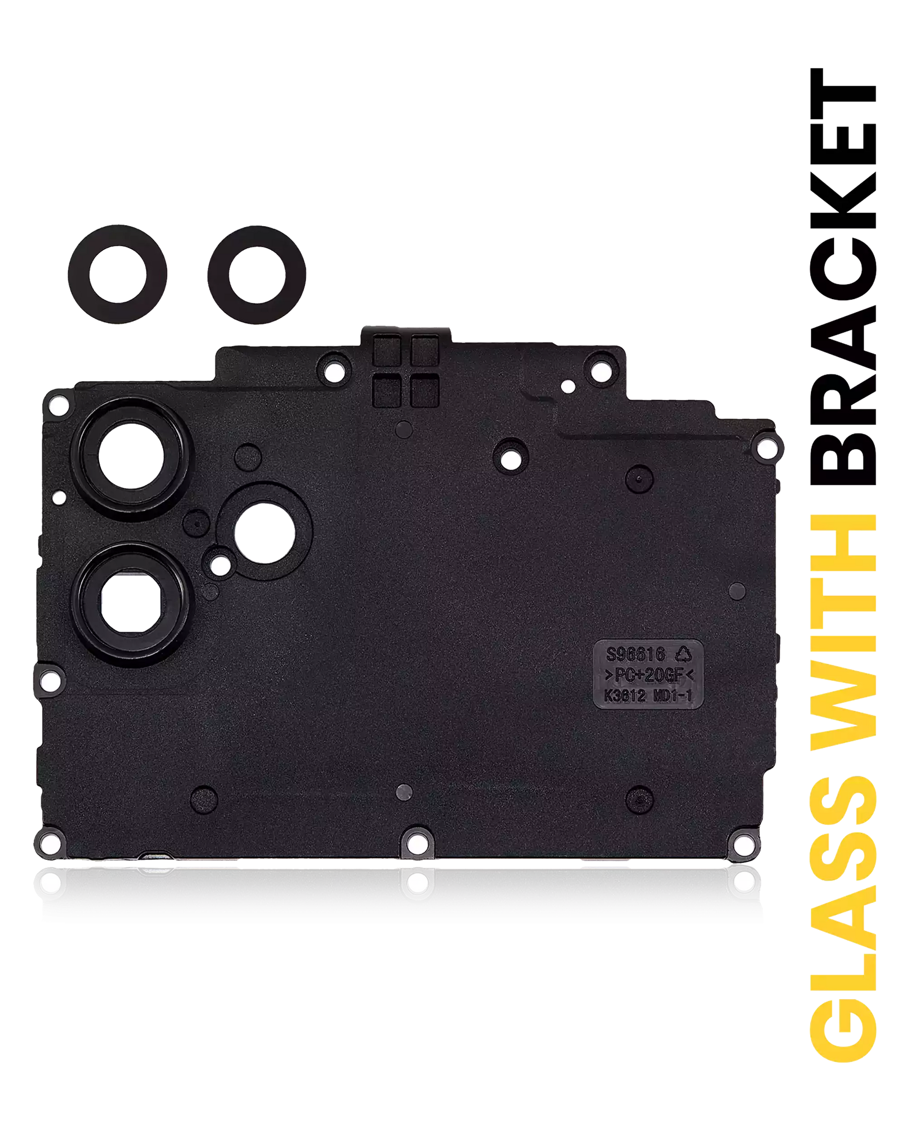 Back Camera Lens With Bracket Compatible For Samsung Galaxy A04 (A045 / 2022) (Black)