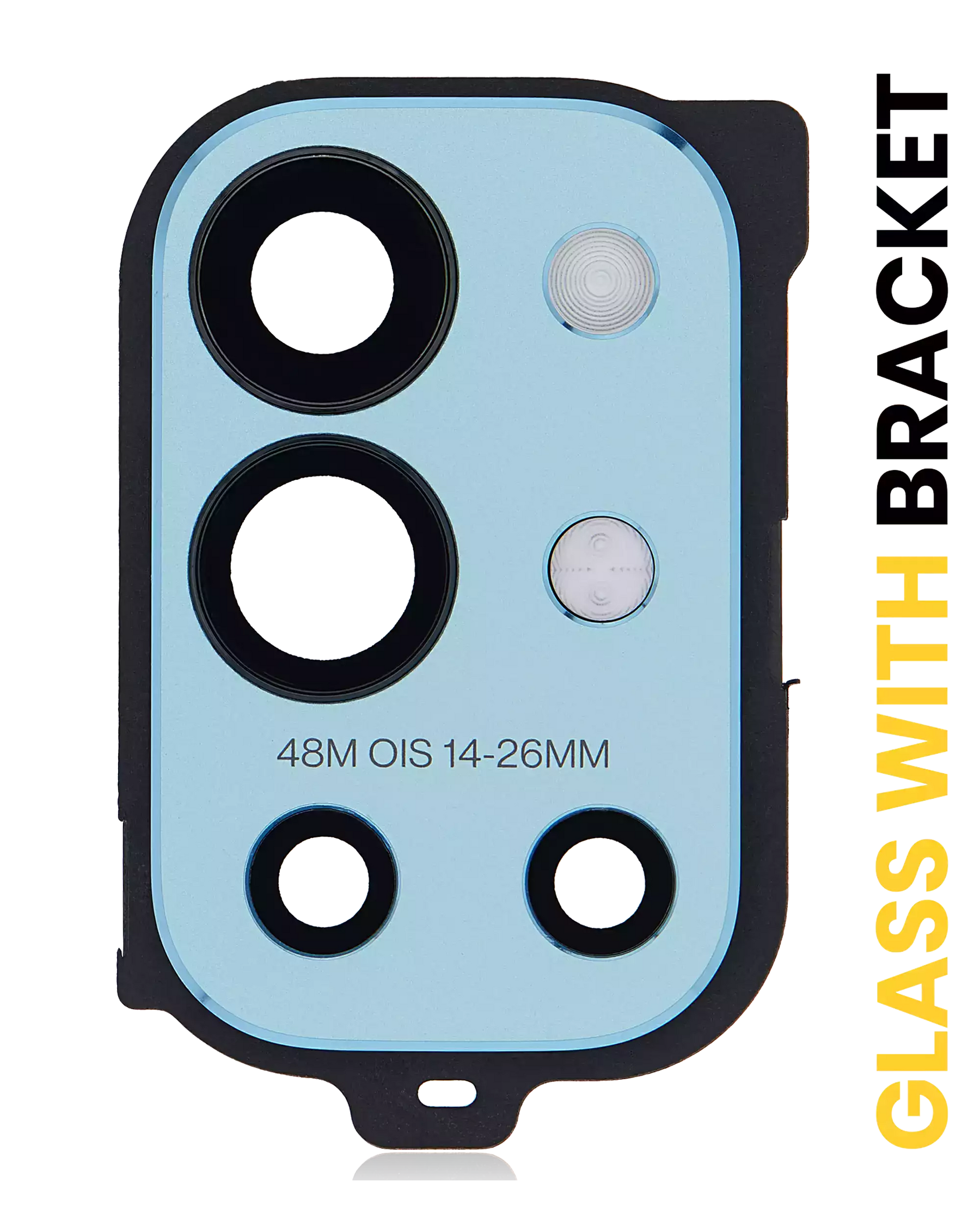Back Camera Lens With Bracket Compatible For OnePlus 9R Replacement (Lake Blue)