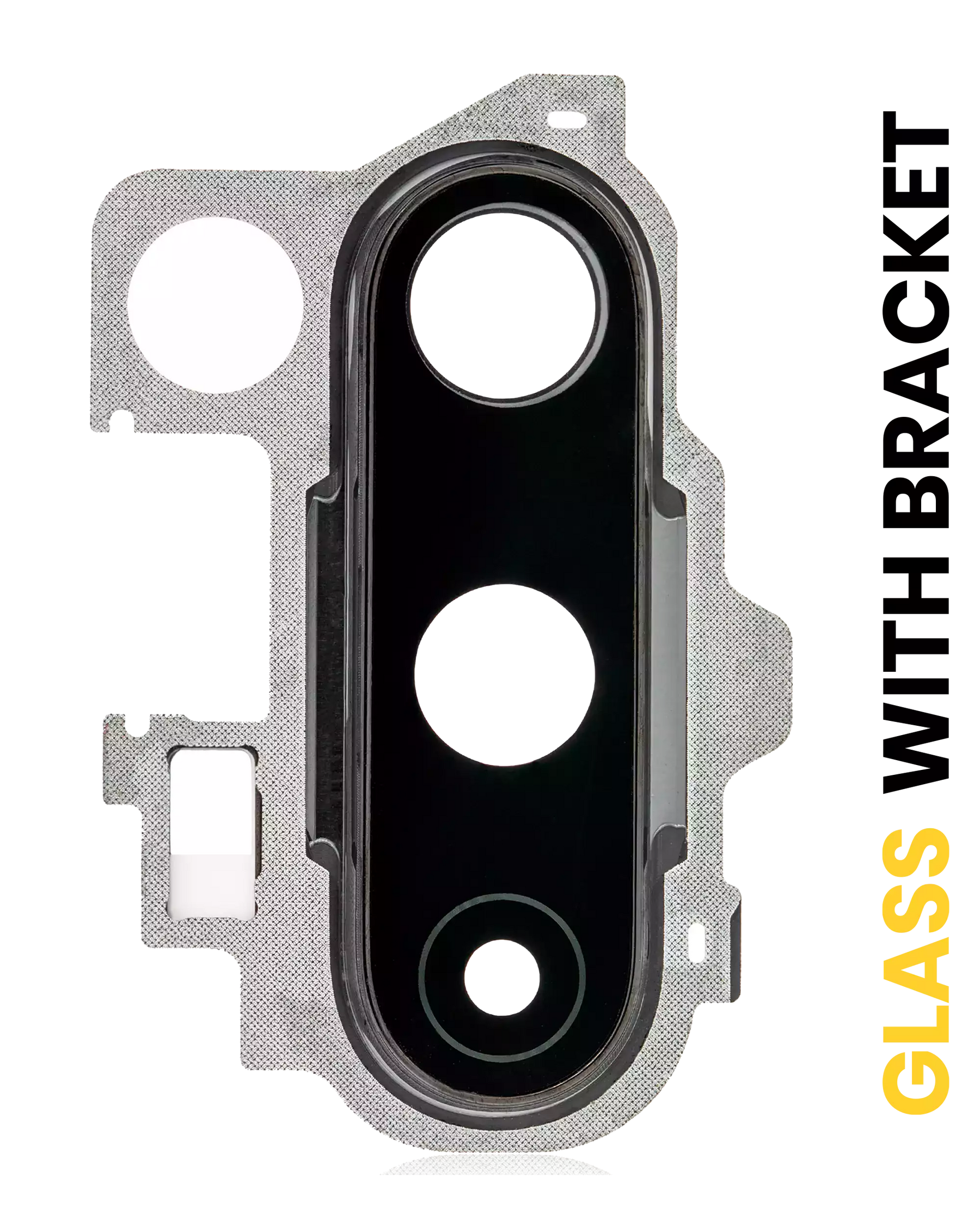 Replacement Back Camera Lens With Bracket Compatible For OnePlus 8 Pro (Onyx Black)