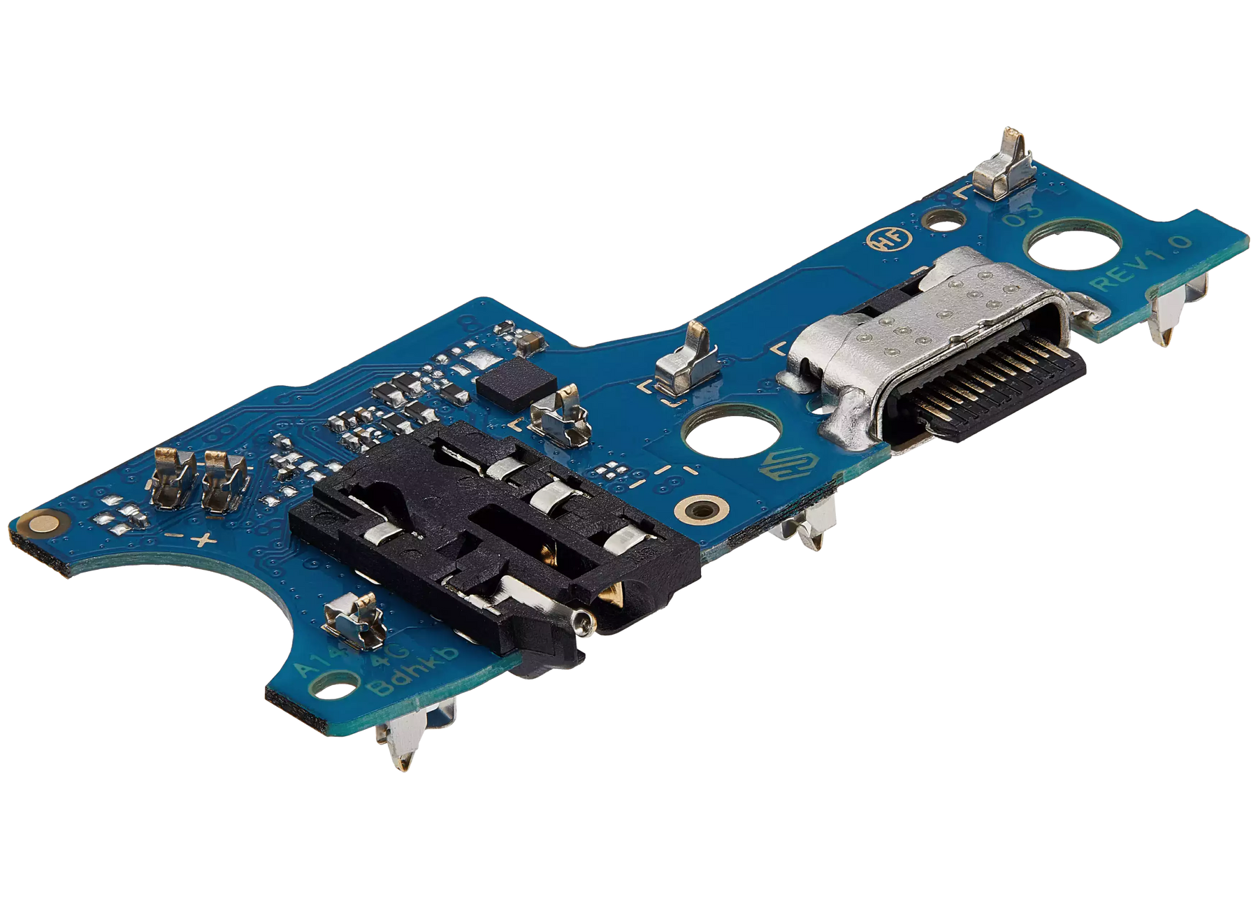 Charging Port With Board Compatible For Samsung Galaxy A14 (A145U / 2023) (US Version) (Vemake)