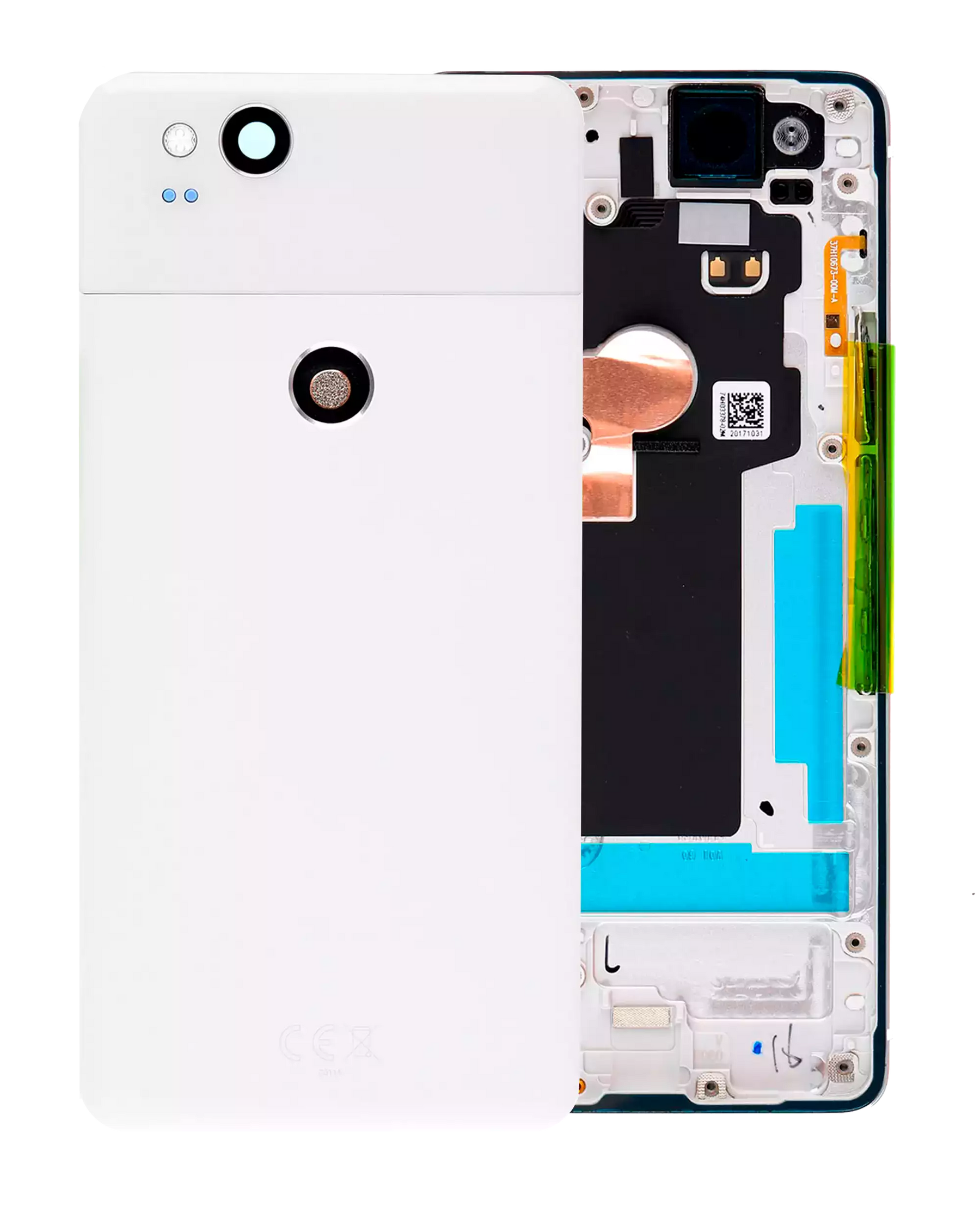 Replacement Back Housing Compatible For Google Pixel XL (Genuine OEM) (White)