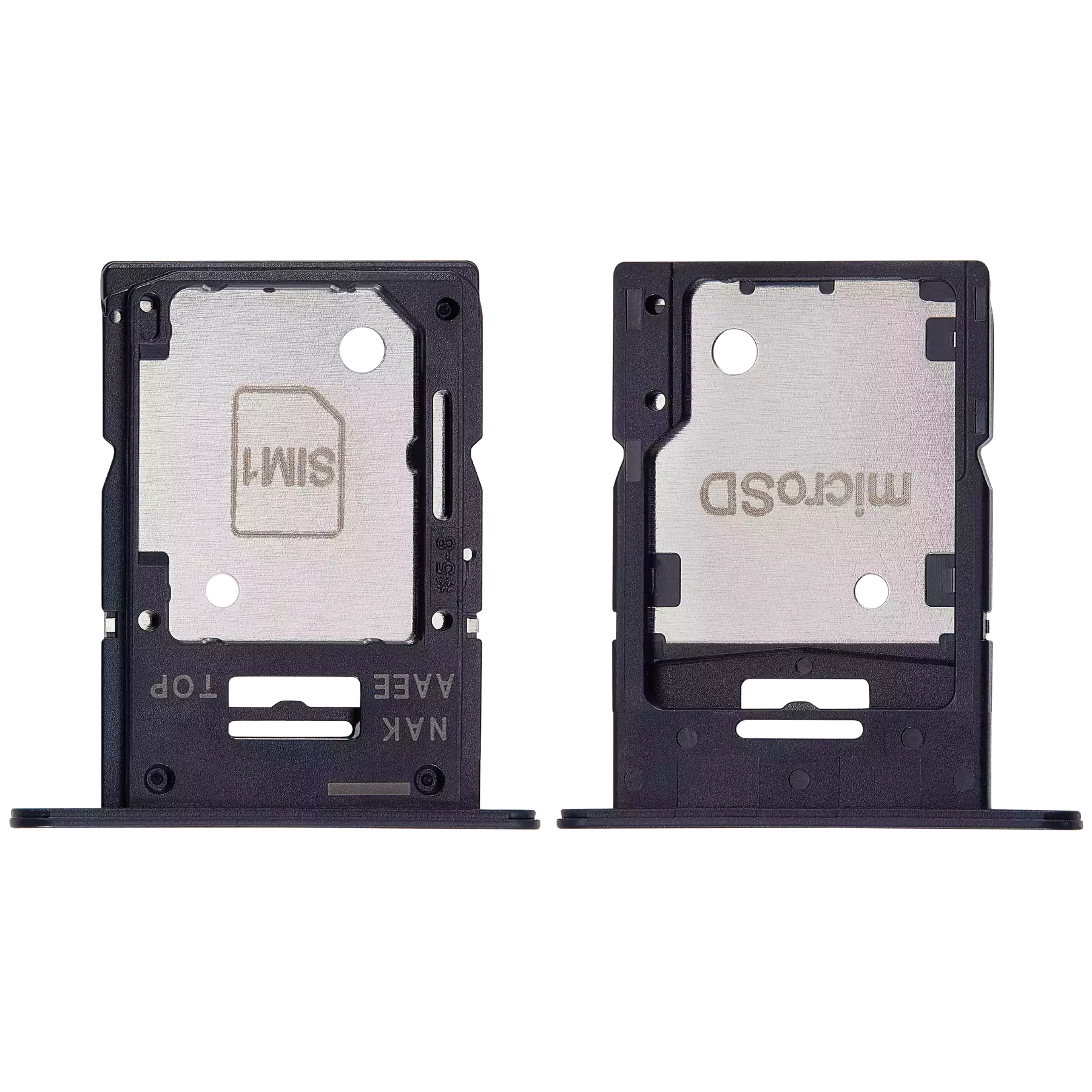 Single Sim Card Tray Compatible For Samsung Galaxy A15 (A155 / 2023) (Brave Black)