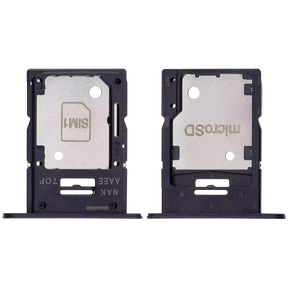 Single Sim Card Tray Compatible For Samsung Galaxy A15 (A155 / 2023) (Brave Black)