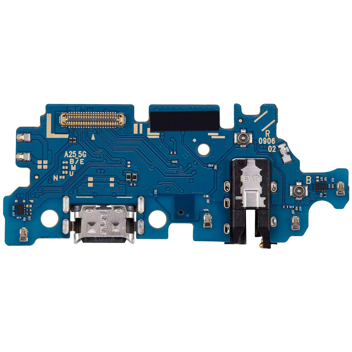 Charging Port Board With Headphone Jack Compatible For Samsung Galaxy A25 (A256 / 2023) (Vemake)
