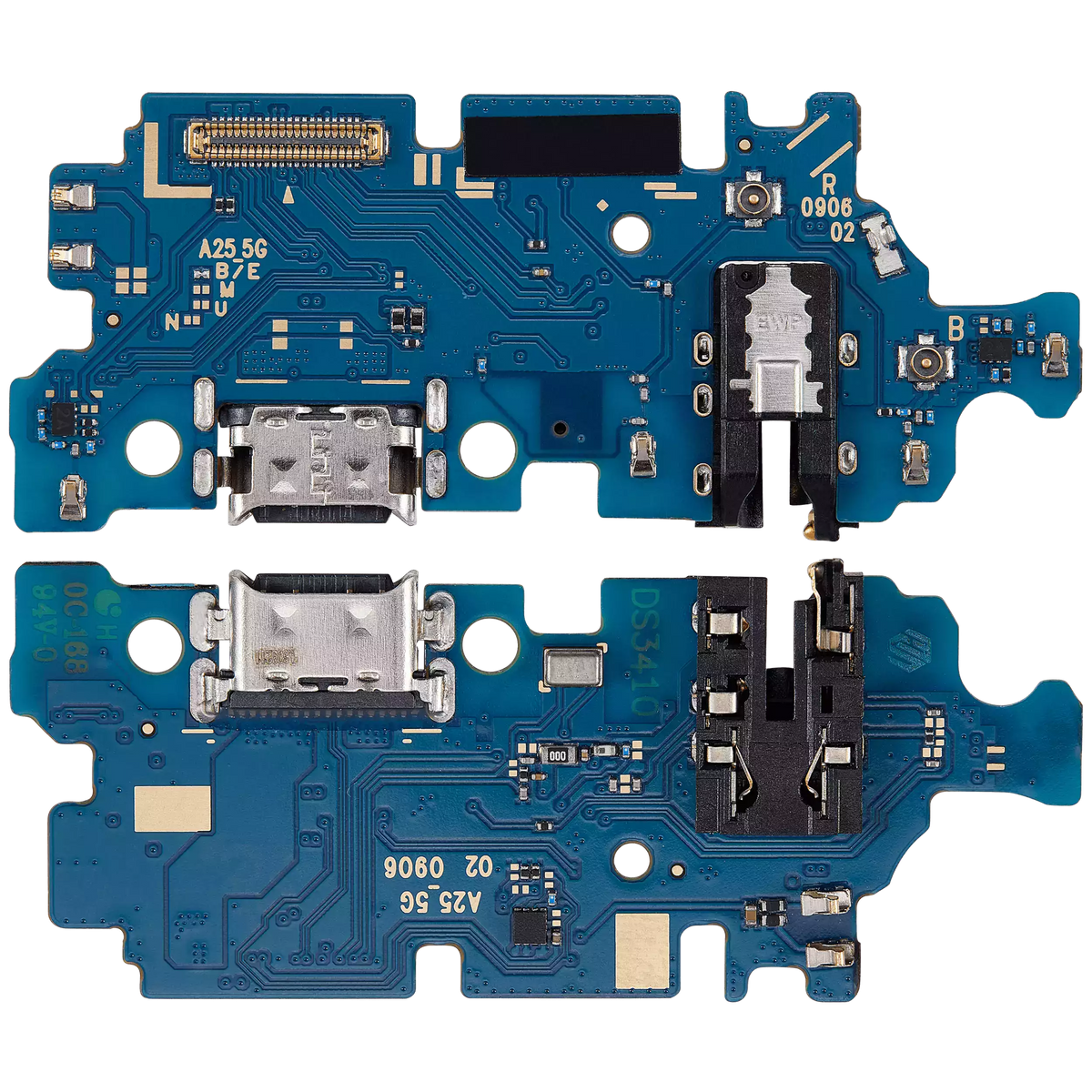 Charging Port Board With Headphone Jack Compatible For Samsung Galaxy A25 (A256 / 2023) (Vemake)