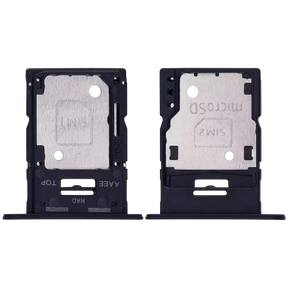 Dual Sim Card Tray Compatible For Samsung Galaxy A15 (A155 / 2023) (Brave Black)