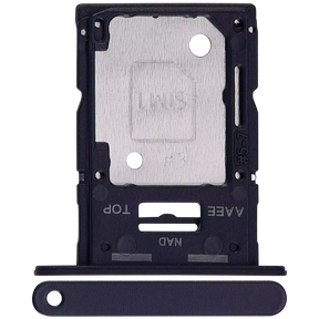 Dual Sim Card Tray Compatible For Samsung Galaxy A15 (A155 / 2023) (Brave Black)