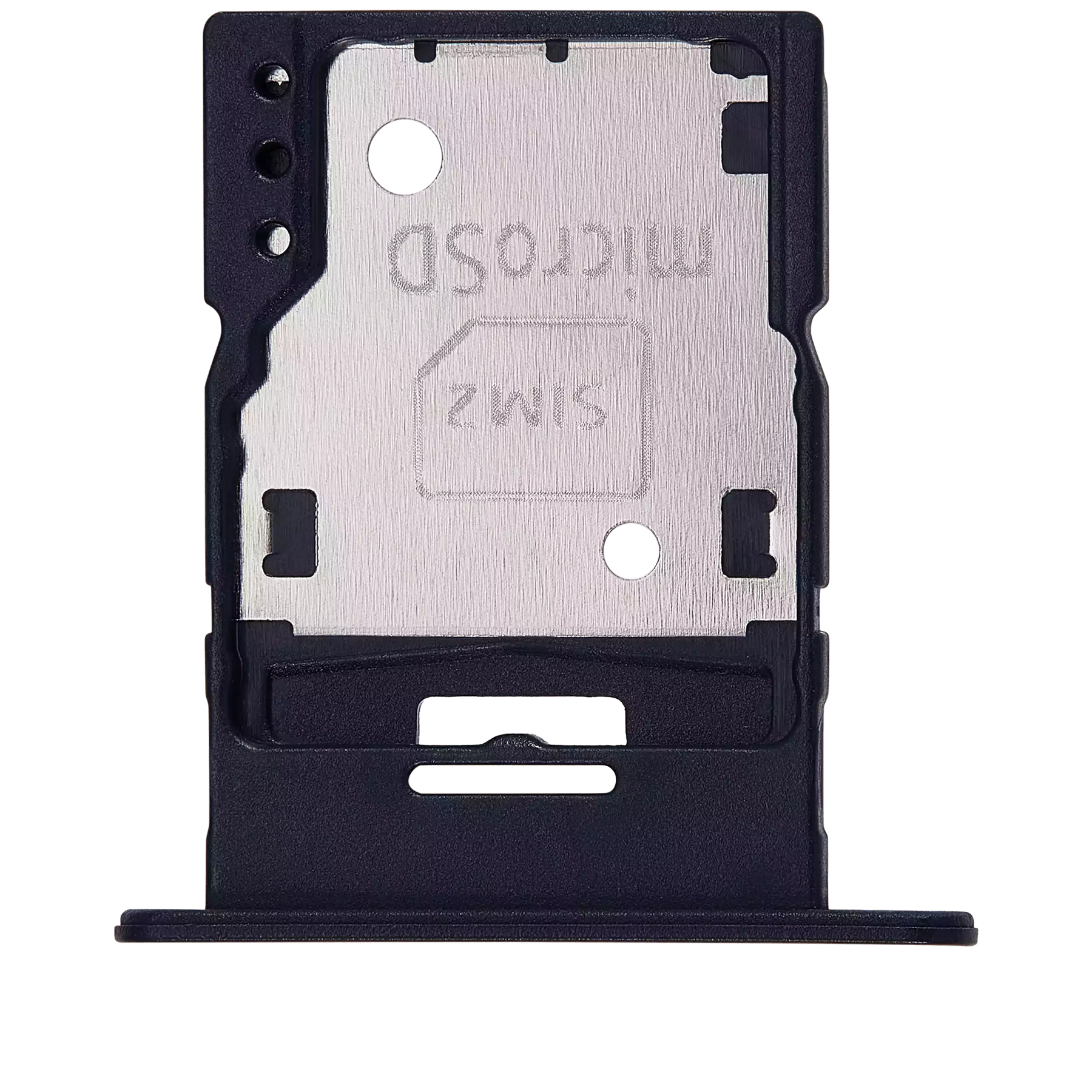 Dual Sim Card Tray Compatible For Samsung Galaxy A15 (A155 / 2023) (Brave Black)