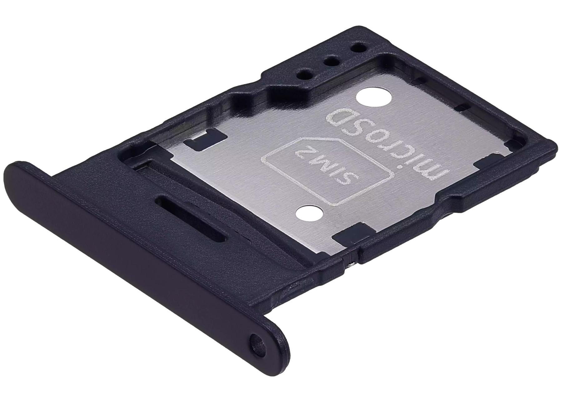 Dual Sim Card Tray Compatible For Samsung Galaxy A15 (A155 / 2023) (Brave Black)