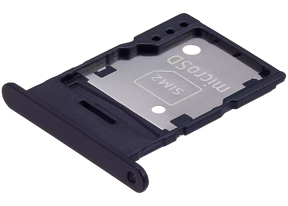 Dual Sim Card Tray Compatible For Samsung Galaxy A15 (A155 / 2023) (Brave Black)