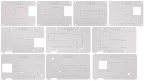 TR Middle Layer Frame Reballing Platform For iPhone X-15 Pro Max (24 in 1) (XinZhiZao)