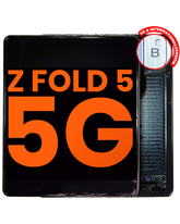 Inner OLED Assembly With Frame Replacement Compatible For Samsung Galaxy Z Fold 5 5G (US & International) (Blemish: Grade C) (Ice Blue)