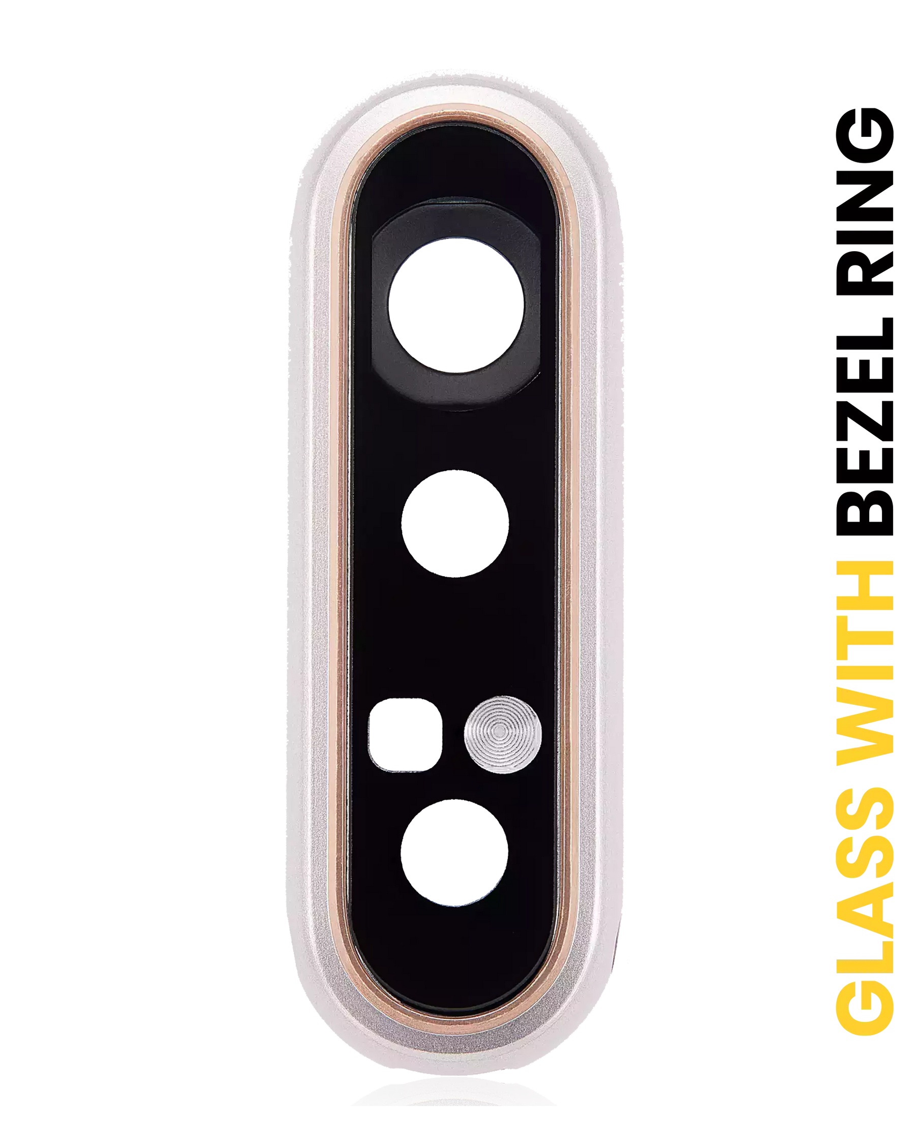 Back Camera Lens With Bracket / Bezel Compatible For Samsung Galaxy A80 Replacement (A805 / 2019) (Angel Gold)
