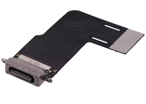 Charging Port Flex Cable Compatible For ipad Air 11" (2024) (Aftermarket Plus) (Space Gray)