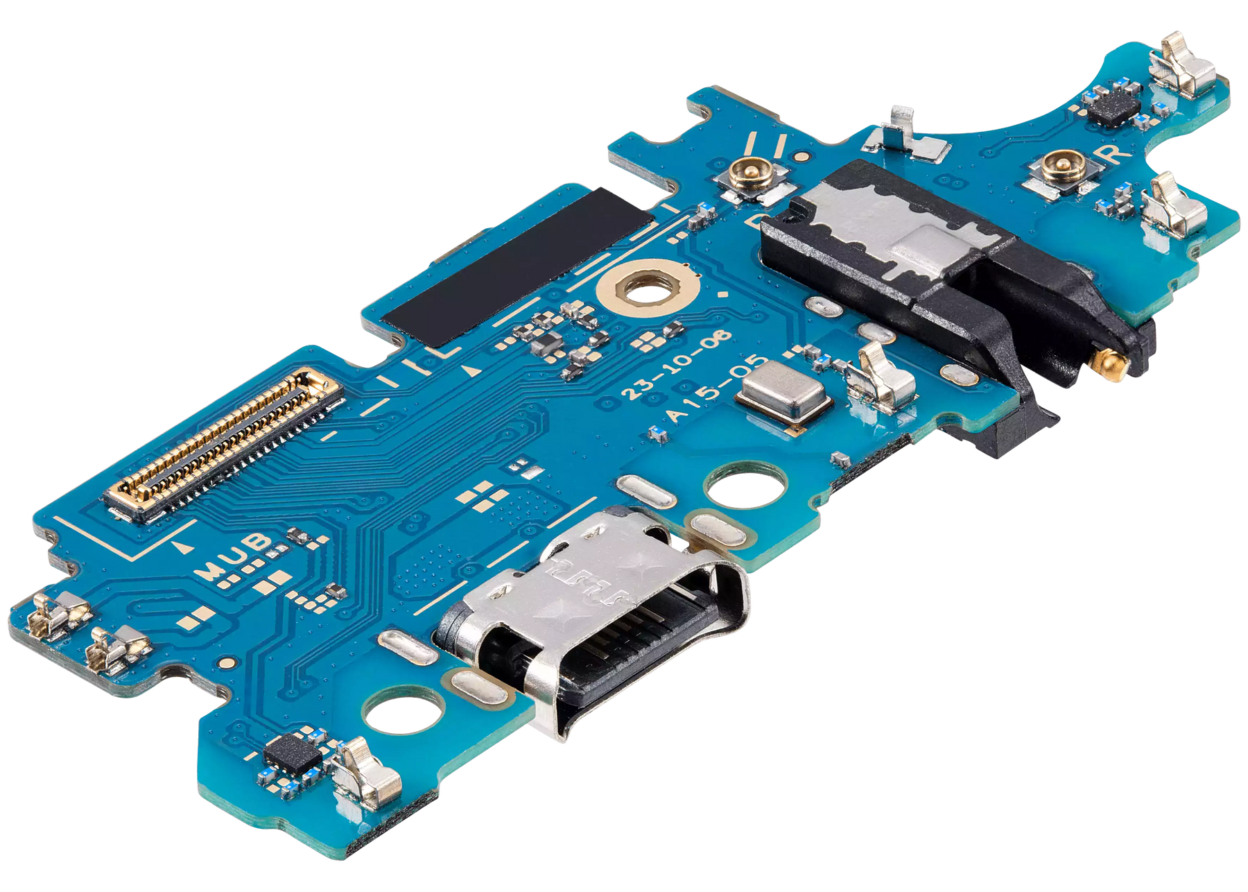 Charging Port Board With Headphone Jack Compatible For Samsung Galaxy A15 (A155 / 2023) (Vemake)