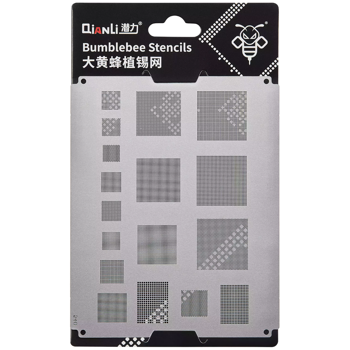 Bumblebee Stencil (QS540) Multi-Function Universal BGA Reballing Stencil 0.3 / 0.35 / 0.4 / 0.5 / 0.6 / 0.8 (Qianli)