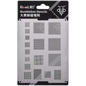Bumblebee Stencil (QS540) Multi-Function Universal BGA Reballing Stencil 0.3 / 0.35 / 0.4 / 0.5 / 0.6 / 0.8 (Qianli)