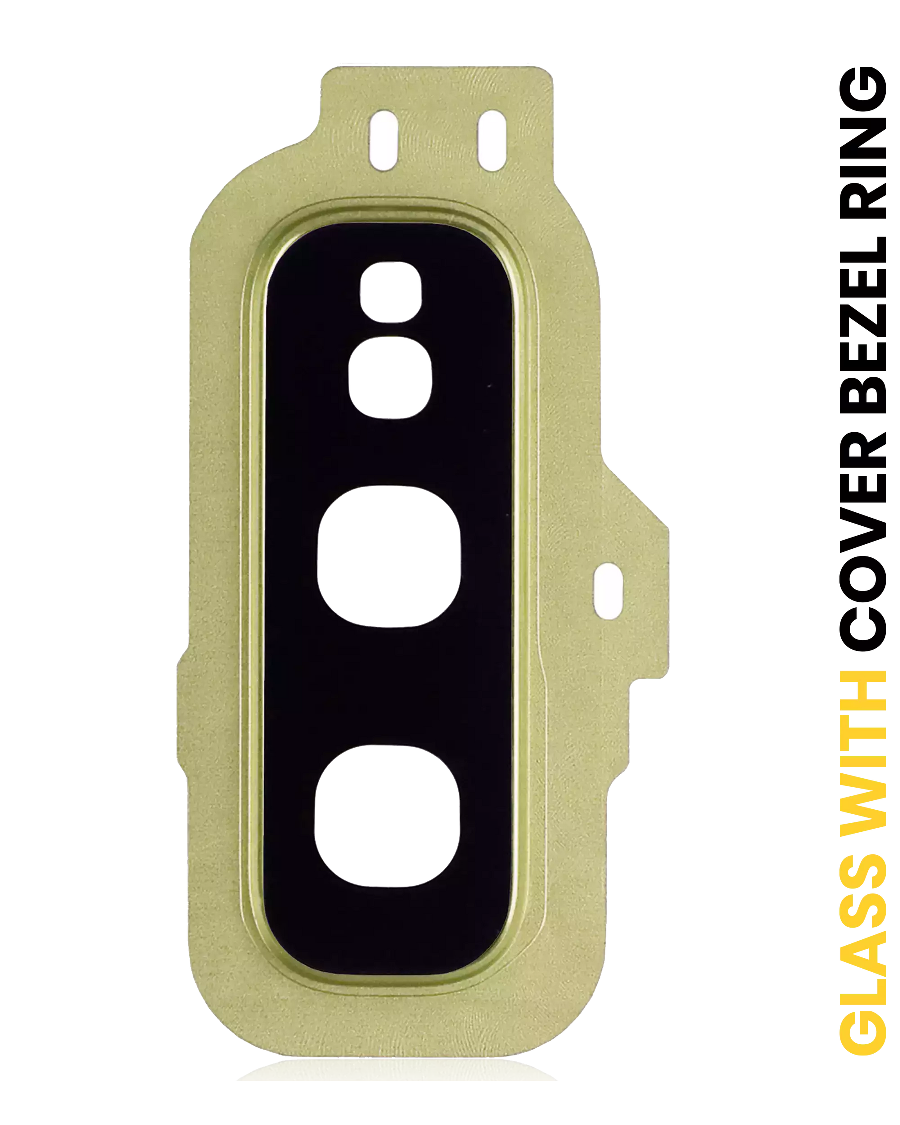 Back Camera Lens With Cover Bezel Ring Compatible For Samsung Galaxy S10E Replacement  (Canary Yellow)