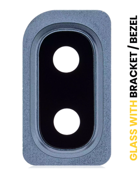 Back Camera Lens With Bracket / Bezel Compatible For Samsung Galaxy A10 (A105 / 2019) (Black)
