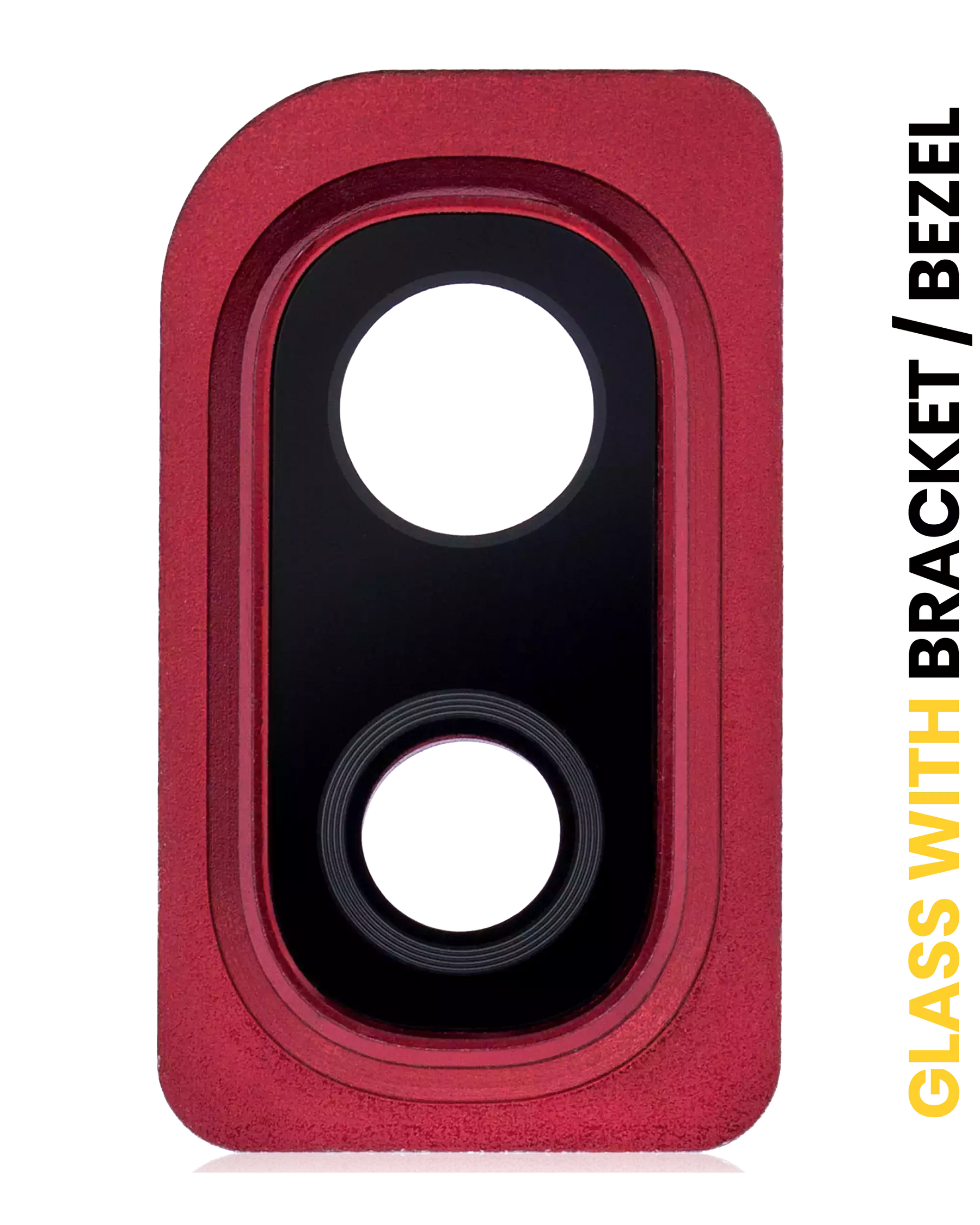 Back Camera Lens With Bracket / Bezel Compatible For Samsung Galaxy A10 (A105 / 2019) (Red)