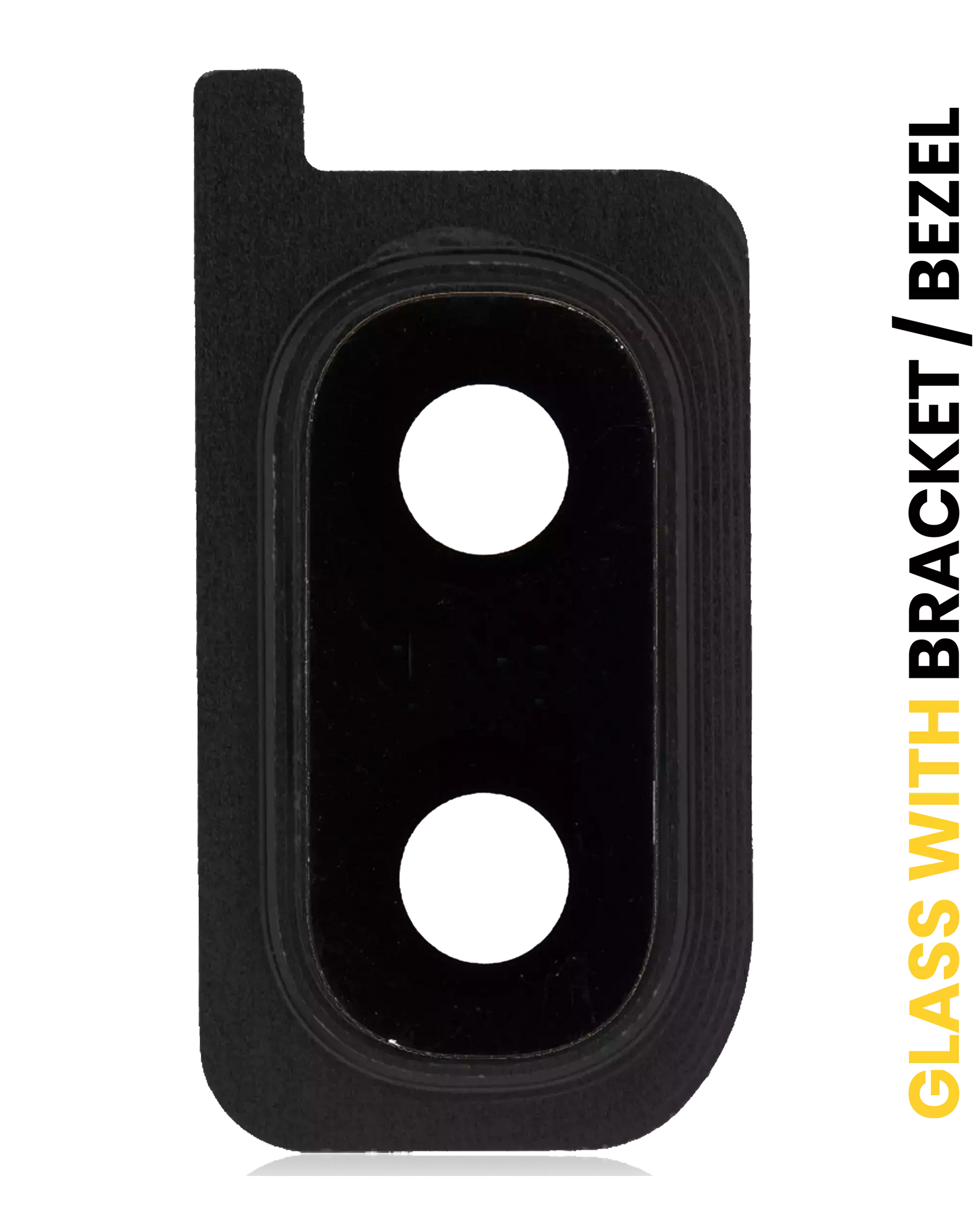 Back Camera Lens With Bracket / Bezel Compatible For Samsung Galaxy A20 (A205 / 2019) (Black)