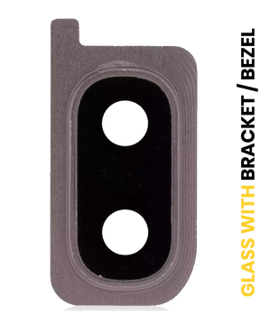 Back Camera Lens With Bracket / Bezel Compatible For Samsung Galaxy A20 (A205 / 2019) (Coral Orange)