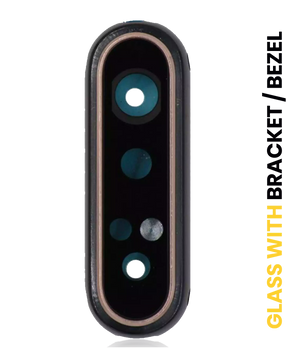 Replacement Back Camera Lens With Bracket / Bezel Compatible For Samsung Galaxy A80 (A805 / 2019) (Phantom Black)