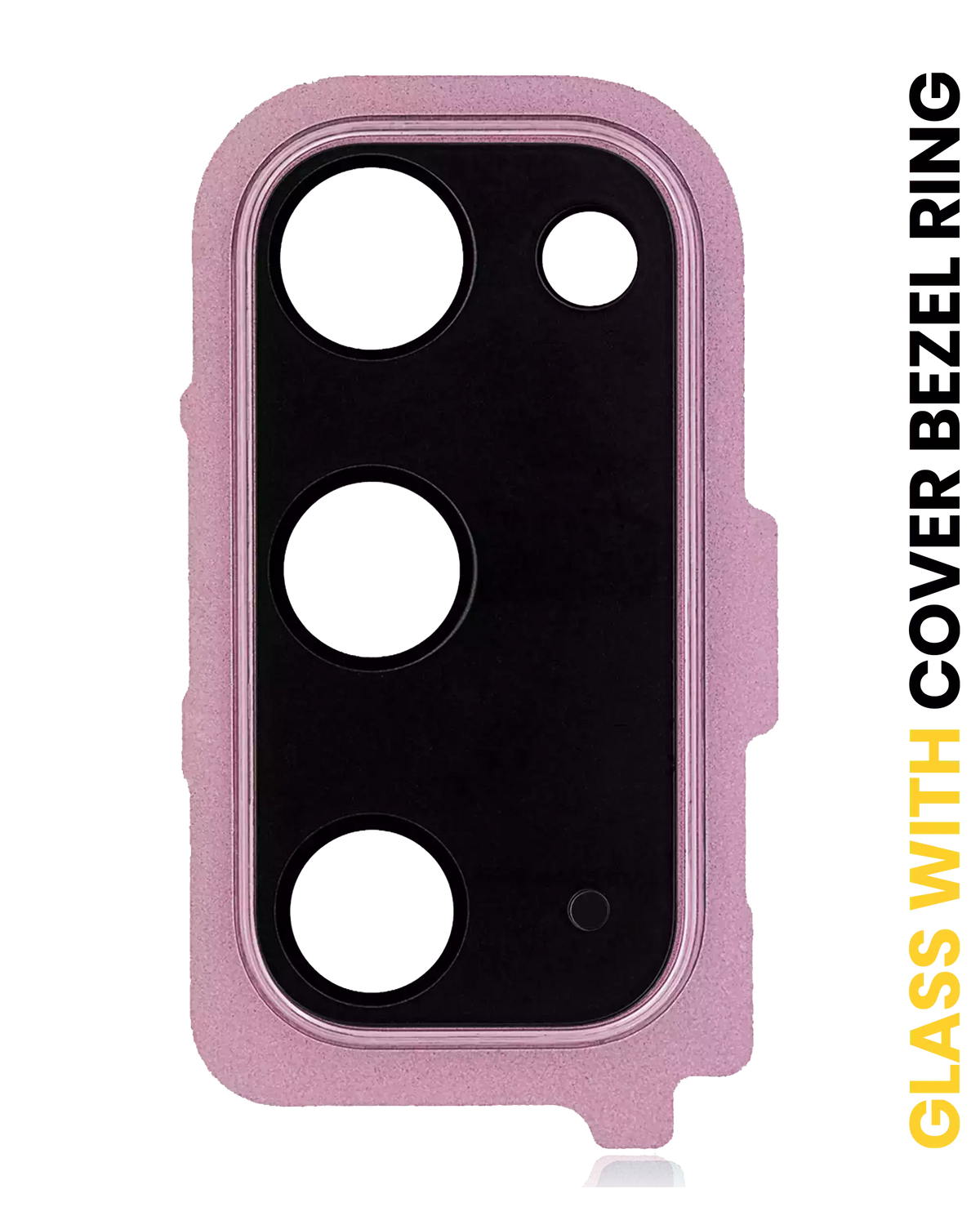 Replacement Back Camera Lens With Cover Bezel Ring Compatible For Samsung Galaxy S20 / S20 5G (Cloud Pink)