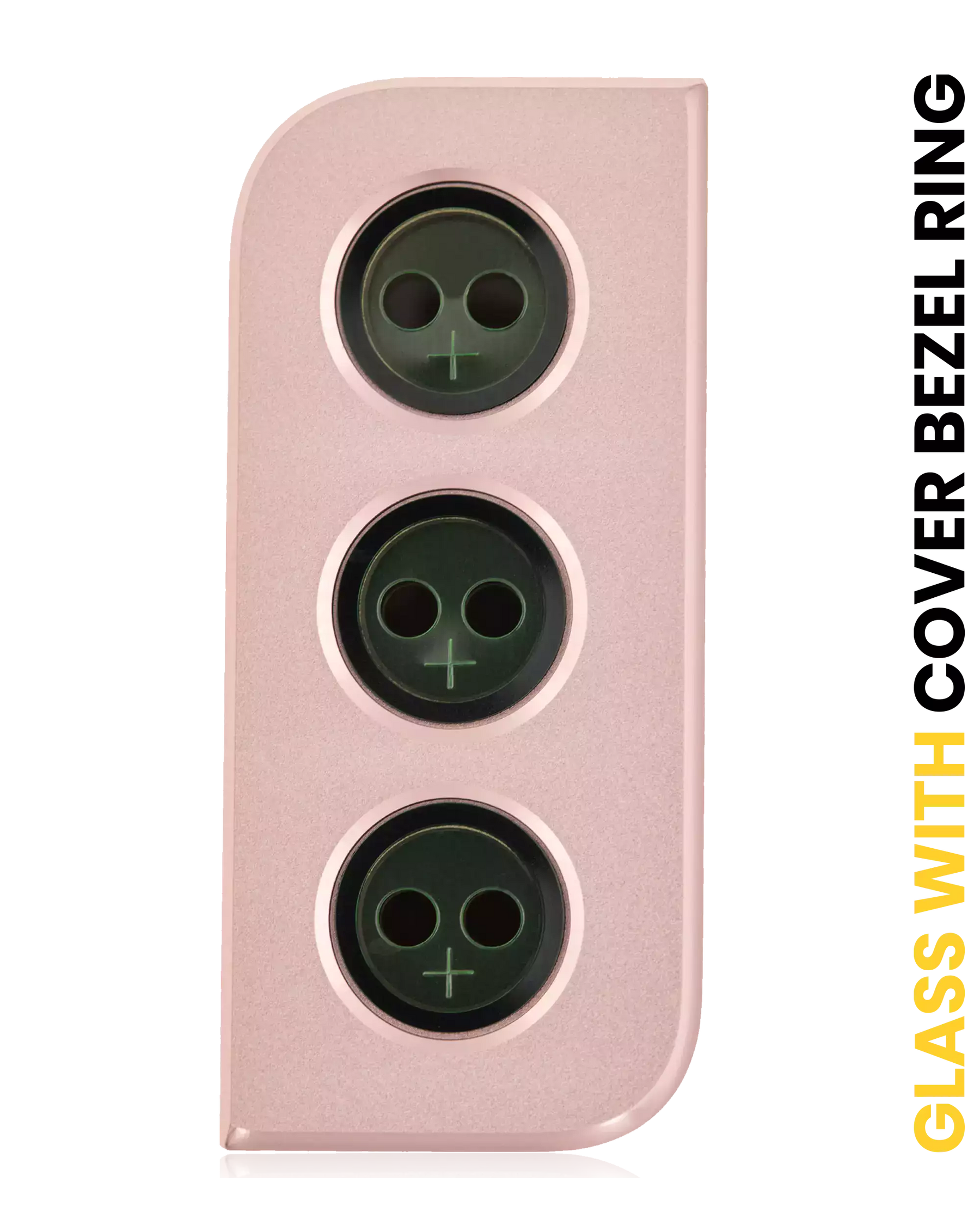 Replacement Back Camera Lens With Cover Bezel Ring Compatible For Samsung Galaxy S21 (Phantom Pink)