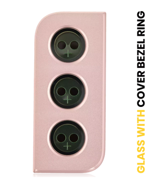 Replacement Back Camera Lens With Cover Bezel Ring Compatible For Samsung Galaxy S21 (Phantom Pink)