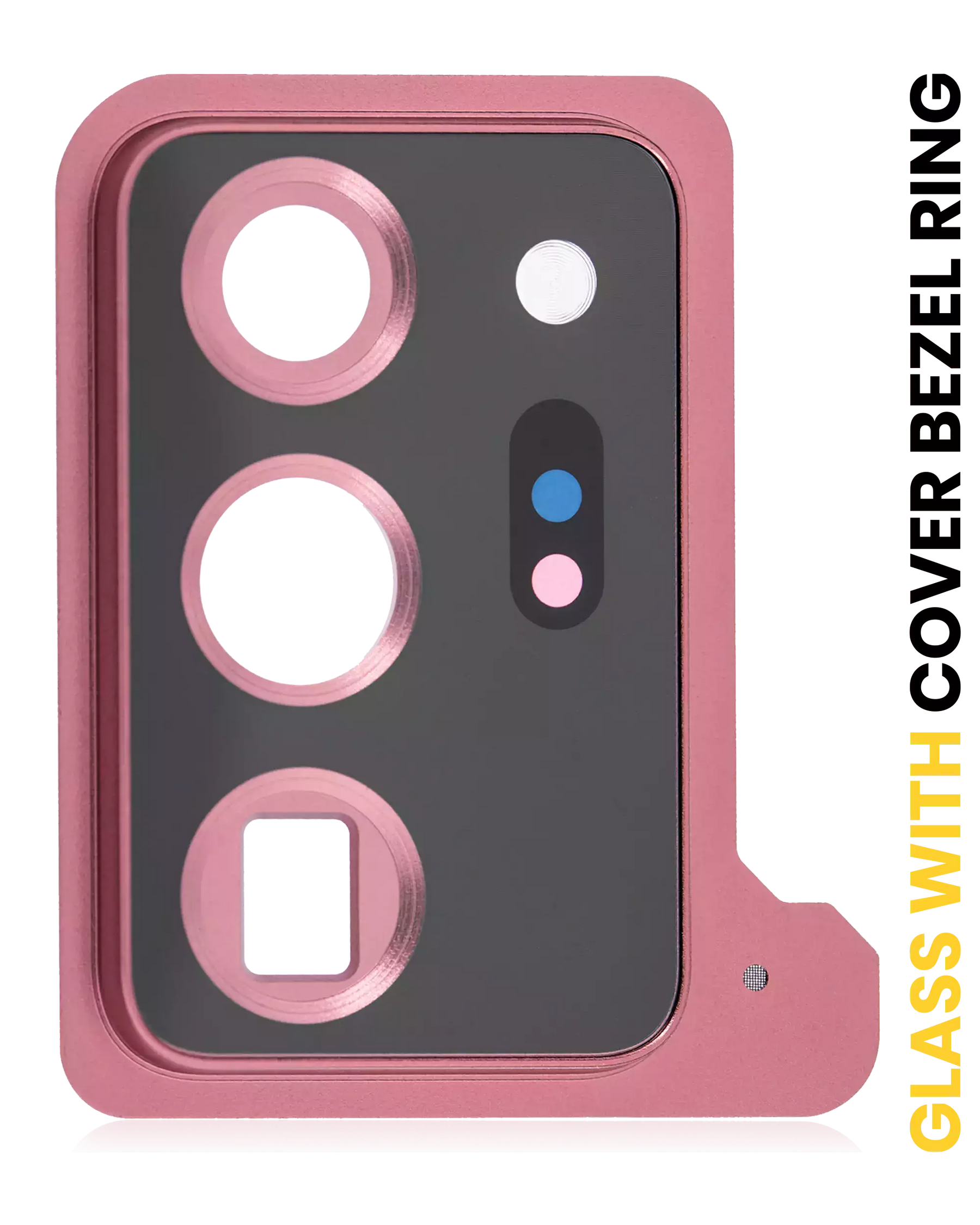 Replacement Back Camera Lens With Cover Bezel Ring Compatible For Samsung Galaxy Note 20 Ultra (Mystic Bronze)