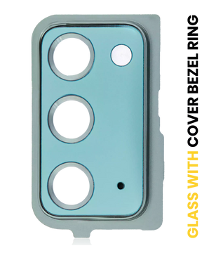 Replacement Back Camera Lens With Cover Bezel Ring Compatible For Samsung Galaxy Note 20 5G (Mystic Green)