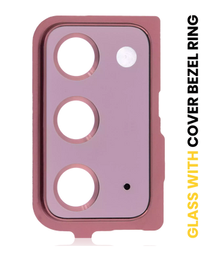 Replacement Back Camera Lens With Cover Bezel Ring Compatible For Samsung Galaxy Note 20 5G (Mystic Bronze)