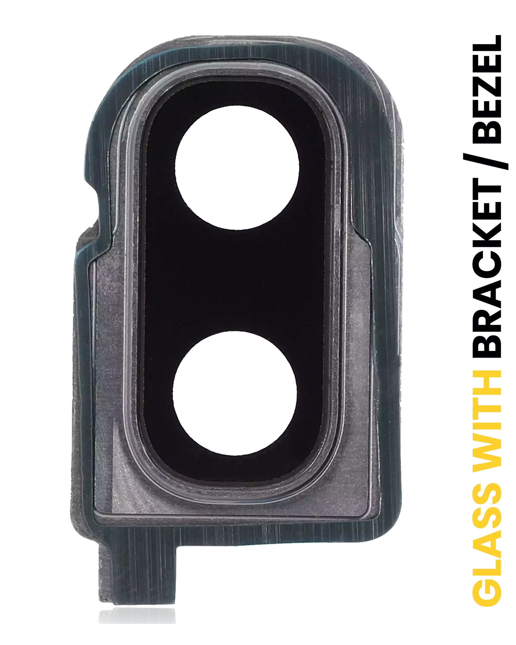 Back Camera Lens With Bracket / Bezel Compatible For Samsung Galaxy Z Flip 4G (F700) / Z Flip 5G (F707) (Mystic Gray)