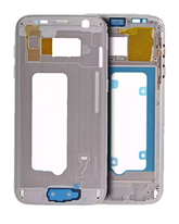 Replacement Mid-Frame Housing Compatible For Samsung Galaxy S7 (Service Pack) (Silver)